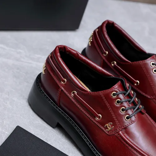 Cheap Chanel Leather Shoes For Women #1410024 Replica Wholesale [$122.00 USD] [ITEM#1410024] on Replica Chanel Leather Shoes