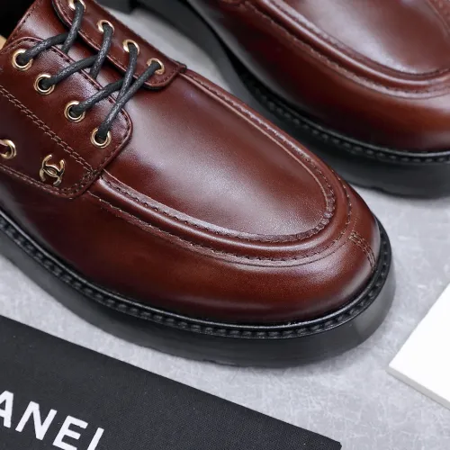 Cheap Chanel Leather Shoes For Women #1410025 Replica Wholesale [$122.00 USD] [ITEM#1410025] on Replica Chanel Leather Shoes