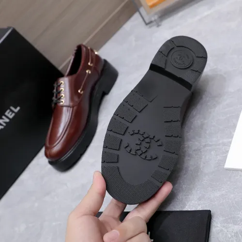 Cheap Chanel Leather Shoes For Women #1410025 Replica Wholesale [$122.00 USD] [ITEM#1410025] on Replica Chanel Leather Shoes