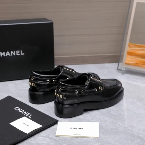 Cheap Chanel Leather Shoes For Women #1410026 Replica Wholesale [$122.00 USD] [ITEM#1410026] on Replica Chanel Leather Shoes