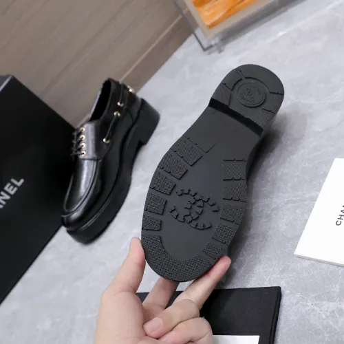 Cheap Chanel Leather Shoes For Women #1410026 Replica Wholesale [$122.00 USD] [ITEM#1410026] on Replica Chanel Leather Shoes