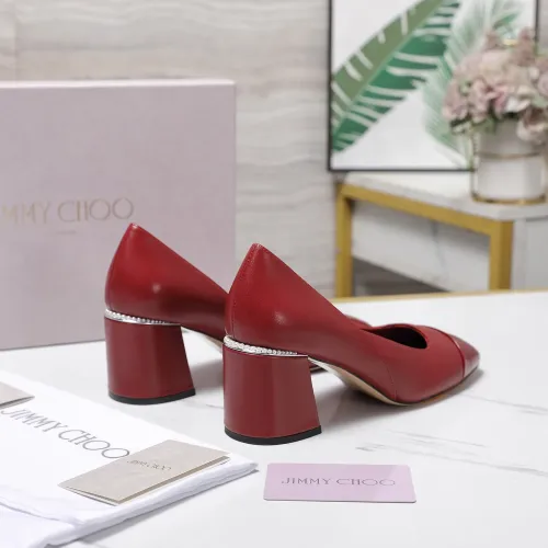 Cheap Jimmy Choo High-Heeled Shoes For Women #1410044 Replica Wholesale [$115.00 USD] [ITEM#1410044] on Replica Jimmy Choo High-Heeled Shoes