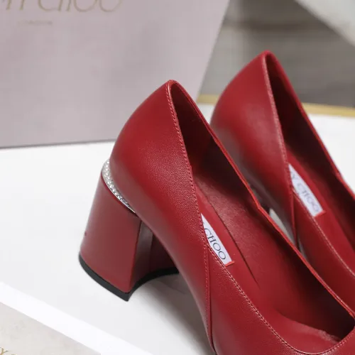 Cheap Jimmy Choo High-Heeled Shoes For Women #1410044 Replica Wholesale [$115.00 USD] [ITEM#1410044] on Replica Jimmy Choo High-Heeled Shoes