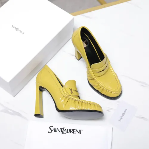 Cheap Yves Saint Laurent YSL High-Heeled Shoes For Women #1410054 Replica Wholesale [$128.00 USD] [ITEM#1410054] on Replica Yves Saint Laurent YSL High-Heeled Shoes