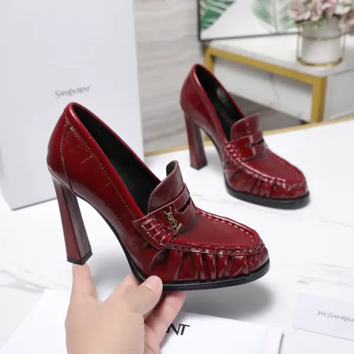 Cheap Yves Saint Laurent YSL High-Heeled Shoes For Women #1410055 Replica Wholesale [$128.00 USD] [ITEM#1410055] on Replica Yves Saint Laurent YSL High-Heeled Shoes