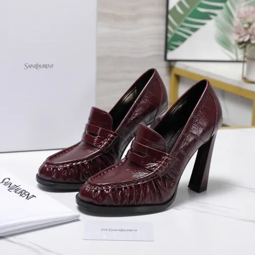 Cheap Yves Saint Laurent YSL High-Heeled Shoes For Women #1410056 Replica Wholesale [$128.00 USD] [ITEM#1410056] on Replica Yves Saint Laurent YSL High-Heeled Shoes