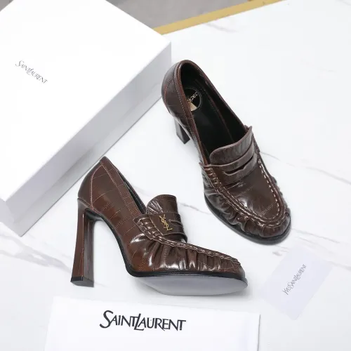 Cheap Yves Saint Laurent YSL High-Heeled Shoes For Women #1410057 Replica Wholesale [$128.00 USD] [ITEM#1410057] on Replica Yves Saint Laurent YSL High-Heeled Shoes
