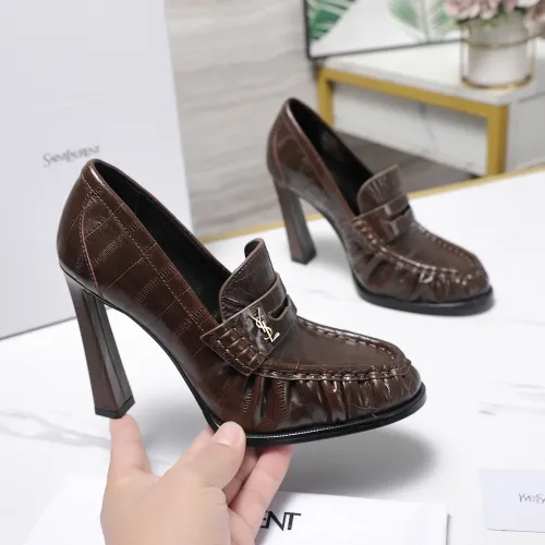 Cheap Yves Saint Laurent YSL High-Heeled Shoes For Women #1410057 Replica Wholesale [$128.00 USD] [ITEM#1410057] on Replica Yves Saint Laurent YSL High-Heeled Shoes