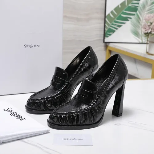 Cheap Yves Saint Laurent YSL High-Heeled Shoes For Women #1410058 Replica Wholesale [$128.00 USD] [ITEM#1410058] on Replica Yves Saint Laurent YSL High-Heeled Shoes