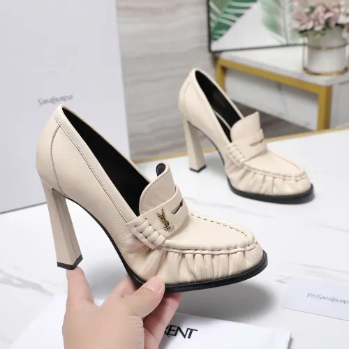 Cheap Yves Saint Laurent YSL High-Heeled Shoes For Women #1410059 Replica Wholesale [$128.00 USD] [ITEM#1410059] on Replica Yves Saint Laurent YSL High-Heeled Shoes
