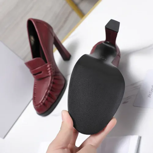 Cheap Yves Saint Laurent YSL High-Heeled Shoes For Women #1410060 Replica Wholesale [$128.00 USD] [ITEM#1410060] on Replica Yves Saint Laurent YSL High-Heeled Shoes