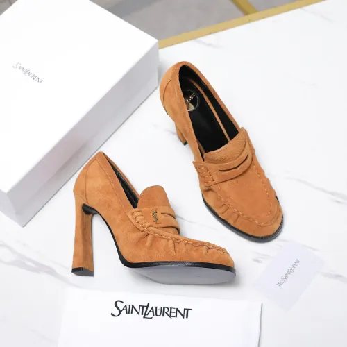 Cheap Yves Saint Laurent YSL High-Heeled Shoes For Women #1410062 Replica Wholesale [$128.00 USD] [ITEM#1410062] on Replica Yves Saint Laurent YSL High-Heeled Shoes