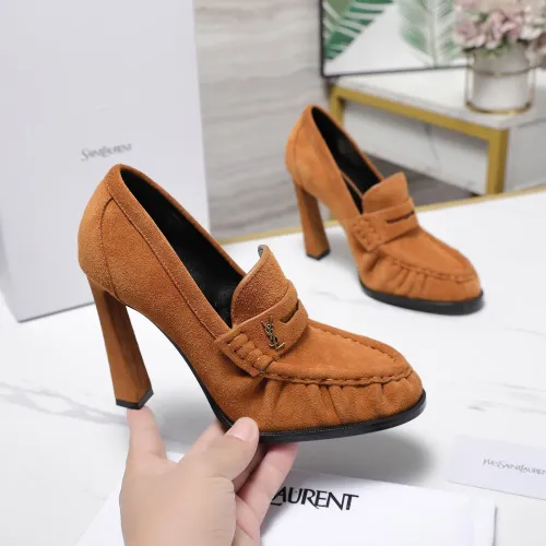 Cheap Yves Saint Laurent YSL High-Heeled Shoes For Women #1410062 Replica Wholesale [$128.00 USD] [ITEM#1410062] on Replica Yves Saint Laurent YSL High-Heeled Shoes