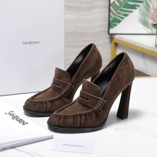 Cheap Yves Saint Laurent YSL High-Heeled Shoes For Women #1410063 Replica Wholesale [$128.00 USD] [ITEM#1410063] on Replica Yves Saint Laurent YSL High-Heeled Shoes