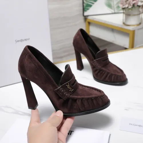 Cheap Yves Saint Laurent YSL High-Heeled Shoes For Women #1410064 Replica Wholesale [$128.00 USD] [ITEM#1410064] on Replica Yves Saint Laurent YSL High-Heeled Shoes
