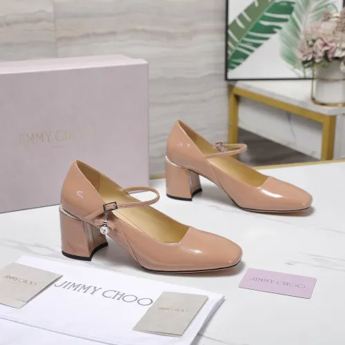 Cheap Jimmy Choo High-Heeled Shoes For Women #1410070 Replica Wholesale [$115.00 USD] [ITEM#1410070] on Replica Jimmy Choo High-Heeled Shoes