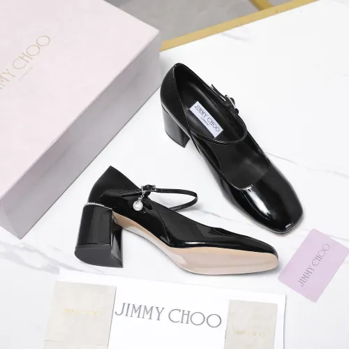 Cheap Jimmy Choo High-Heeled Shoes For Women #1410077 Replica Wholesale [$115.00 USD] [ITEM#1410077] on Replica Jimmy Choo High-Heeled Shoes
