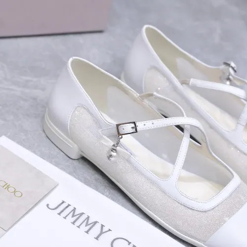 Cheap Jimmy Choo Flat Shoes For Women #1410086 Replica Wholesale [$108.00 USD] [ITEM#1410086] on Replica Jimmy Choo Flat Shoes