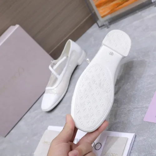Cheap Jimmy Choo Flat Shoes For Women #1410086 Replica Wholesale [$108.00 USD] [ITEM#1410086] on Replica Jimmy Choo Flat Shoes