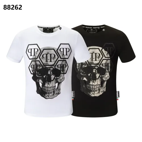 Cheap Philipp Plein PP T-Shirts Short Sleeved For Men #1410127 Replica Wholesale [$27.00 USD] [ITEM#1410127] on Replica Philipp Plein PP T-Shirts