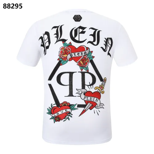 Cheap Philipp Plein PP T-Shirts Short Sleeved For Men #1410137 Replica Wholesale [$27.00 USD] [ITEM#1410137] on Replica Philipp Plein PP T-Shirts