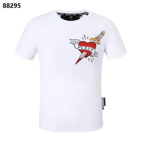 Cheap Philipp Plein PP T-Shirts Short Sleeved For Men #1410137 Replica Wholesale [$27.00 USD] [ITEM#1410137] on Replica Philipp Plein PP T-Shirts