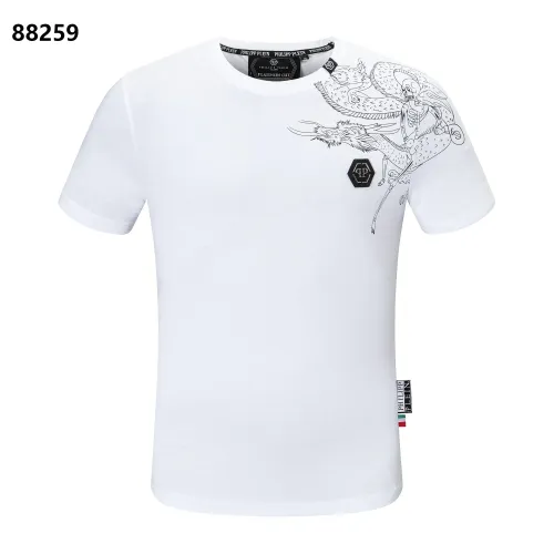 Cheap Philipp Plein PP T-Shirts Short Sleeved For Men #1410141 Replica Wholesale [$27.00 USD] [ITEM#1410141] on Replica Philipp Plein PP T-Shirts