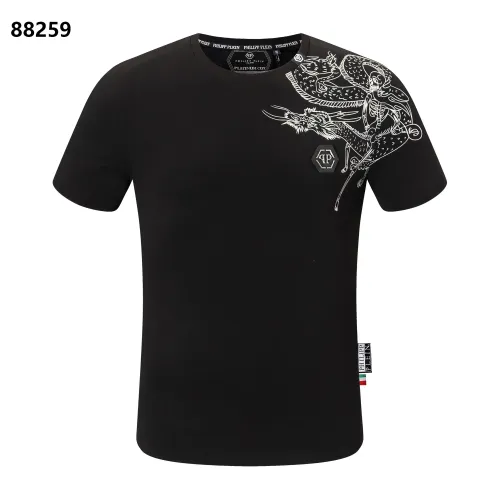 Cheap Philipp Plein PP T-Shirts Short Sleeved For Men #1410142 Replica Wholesale [$27.00 USD] [ITEM#1410142] on Replica Philipp Plein PP T-Shirts