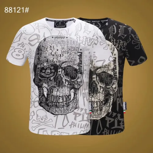 Cheap Philipp Plein PP T-Shirts Short Sleeved For Men #1410147 Replica Wholesale [$27.00 USD] [ITEM#1410147] on Replica Philipp Plein PP T-Shirts