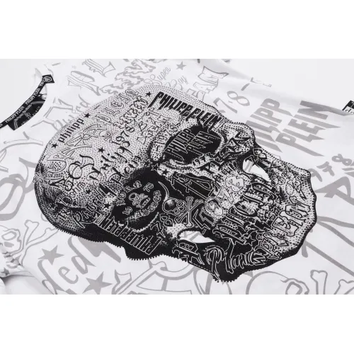 Cheap Philipp Plein PP T-Shirts Short Sleeved For Men #1410147 Replica Wholesale [$27.00 USD] [ITEM#1410147] on Replica Philipp Plein PP T-Shirts