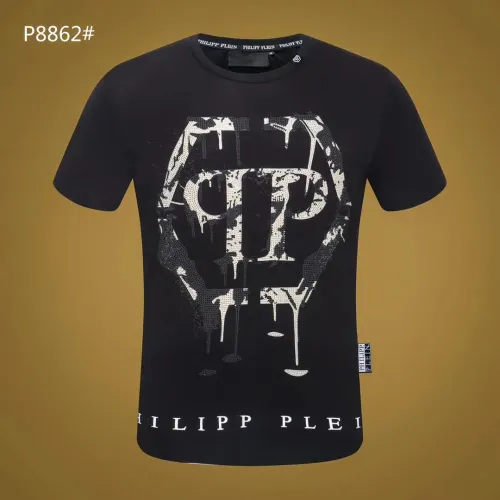 Cheap Philipp Plein PP T-Shirts Short Sleeved For Men #1410154 Replica Wholesale [$27.00 USD] [ITEM#1410154] on Replica Philipp Plein PP T-Shirts