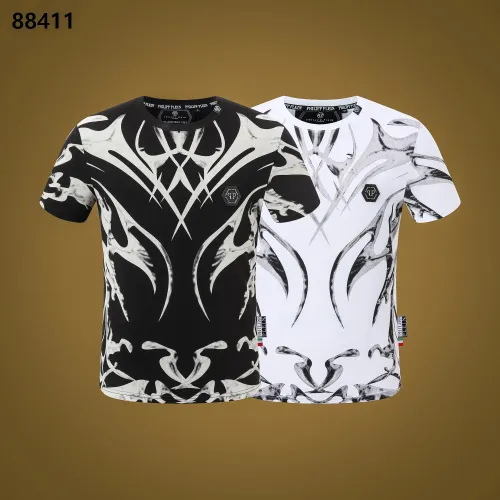 Cheap Philipp Plein PP T-Shirts Short Sleeved For Men #1410158 Replica Wholesale [$27.00 USD] [ITEM#1410158] on Replica Philipp Plein PP T-Shirts