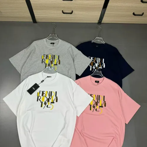 Cheap Fendi T-Shirts Short Sleeved For Unisex #1410173 Replica Wholesale [$32.00 USD] [ITEM#1410173] on Replica Fendi T-Shirts