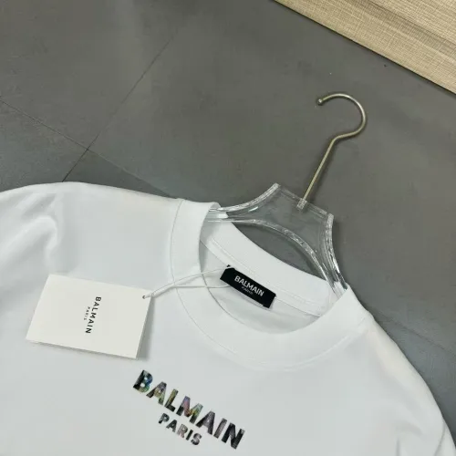 Cheap Balmain T-Shirts Short Sleeved For Unisex #1410217 Replica Wholesale [$32.00 USD] [ITEM#1410217] on Replica Balmain T-Shirts