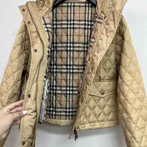 Cheap Burberry Down Feather Coat Long Sleeved For Women #1410238 Replica Wholesale [$145.00 USD] [ITEM#1410238] on Replica Burberry Down Feather Coat