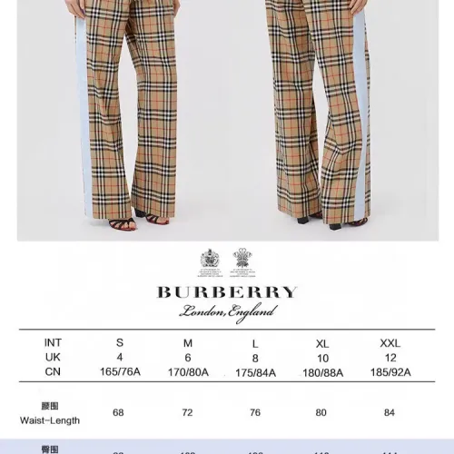 Cheap Burberry Pants For Women #1410293 Replica Wholesale [$76.00 USD] [ITEM#1410293] on Replica Burberry Pants