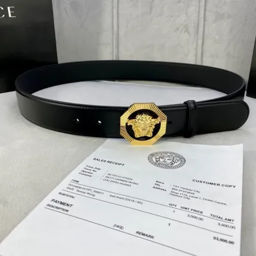 Cheap Versace AAA Quality Belts For Men #1410304 Replica Wholesale [$56.00 USD] [ITEM#1410304] on Replica Versace AAA Quality Belts