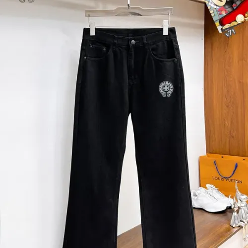 Cheap Chrome Hearts Jeans For Men #1410320 Replica Wholesale [$48.00 USD] [ITEM#1410320] on Replica Chrome Hearts Jeans