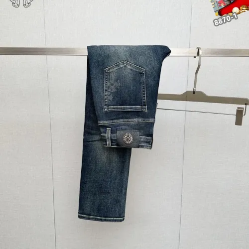 Cheap Chrome Hearts Jeans For Men #1410386 Replica Wholesale [$48.00 USD] [ITEM#1410386] on Replica Chrome Hearts Jeans