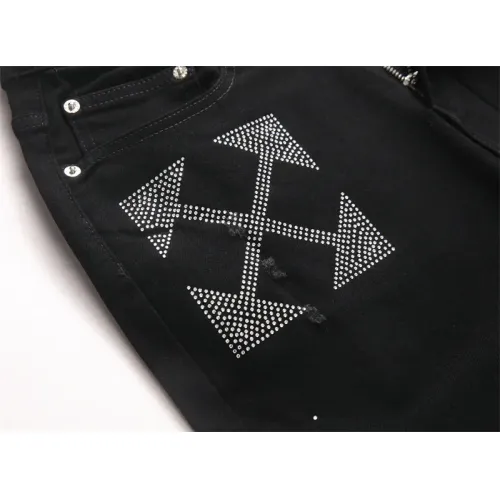 Cheap Off-White Jeans For Men #1410410 Replica Wholesale [$48.00 USD] [ITEM#1410410] on Replica Off-White Jeans