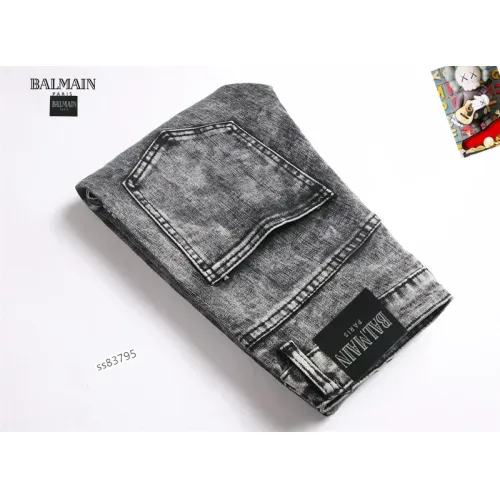 Cheap Balmain Jeans For Men #1410422 Replica Wholesale [$48.00 USD] [ITEM#1410422] on Replica Balmain Jeans