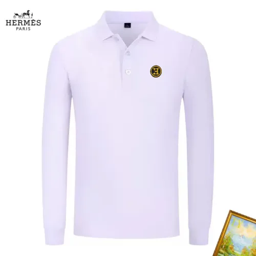 Cheap Hermes T-Shirts Long Sleeved For Men #1410459 Replica Wholesale [$40.00 USD] [ITEM#1410459] on Replica Hermes T-Shirts