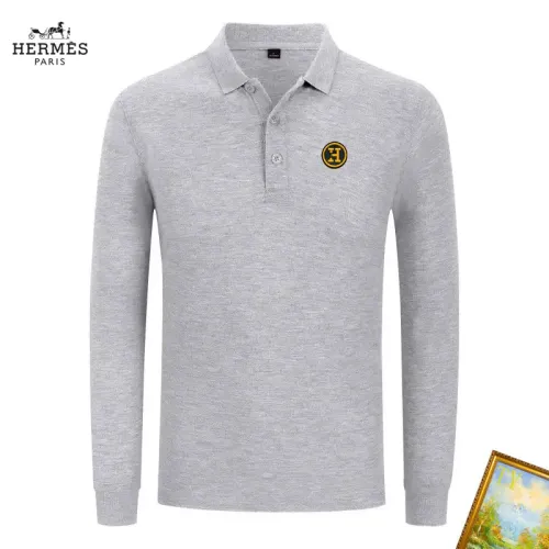 Hermes T-Shirts Long Sleeved For Men #1410460