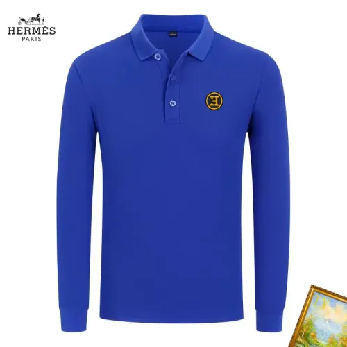 Cheap Hermes T-Shirts Long Sleeved For Men #1410462 Replica Wholesale [$40.00 USD] [ITEM#1410462] on Replica Hermes T-Shirts