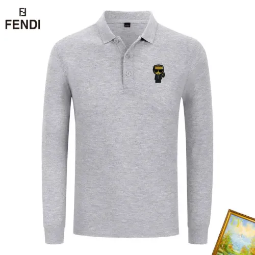 Fendi T-Shirts Long Sleeved For Men #1410498