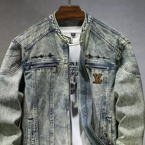 Cheap Louis Vuitton LV Jackets Long Sleeved For Men #1410772 Replica Wholesale [$72.00 USD] [ITEM#1410772] on Replica Louis Vuitton LV Jackets