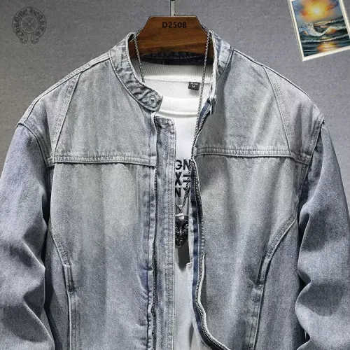 Cheap Chrome Hearts Jackets Long Sleeved For Men #1410773 Replica Wholesale [$72.00 USD] [ITEM#1410773] on Replica Chrome Hearts Jackets