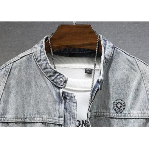Cheap Chrome Hearts Jackets Long Sleeved For Men #1410773 Replica Wholesale [$72.00 USD] [ITEM#1410773] on Replica Chrome Hearts Jackets