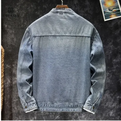 Cheap Prada Jackets Long Sleeved For Men #1410786 Replica Wholesale [$72.00 USD] [ITEM#1410786] on Replica Prada Jackets