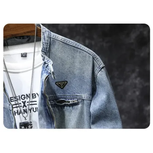 Cheap Prada Jackets Long Sleeved For Men #1410786 Replica Wholesale [$72.00 USD] [ITEM#1410786] on Replica Prada Jackets